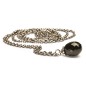 COLLANA ONICE NERO 90CM DONNA TROLLBEADS 