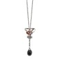 COLLANA ONICE NERO 90CM DONNA TROLLBEADS 