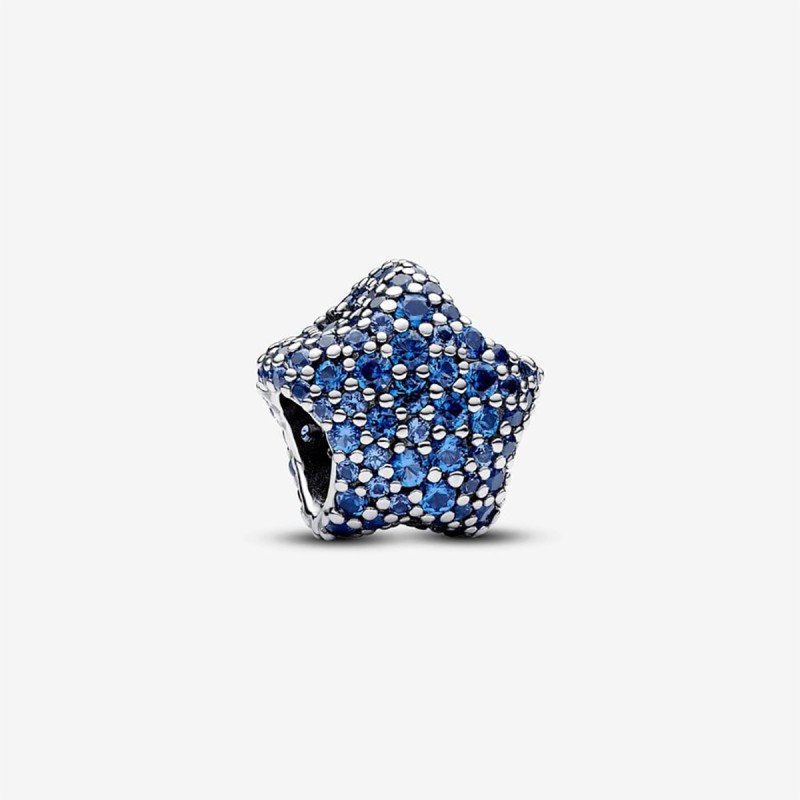 CHARM STELLA PAVÈ BLU DONNA PANDORA 