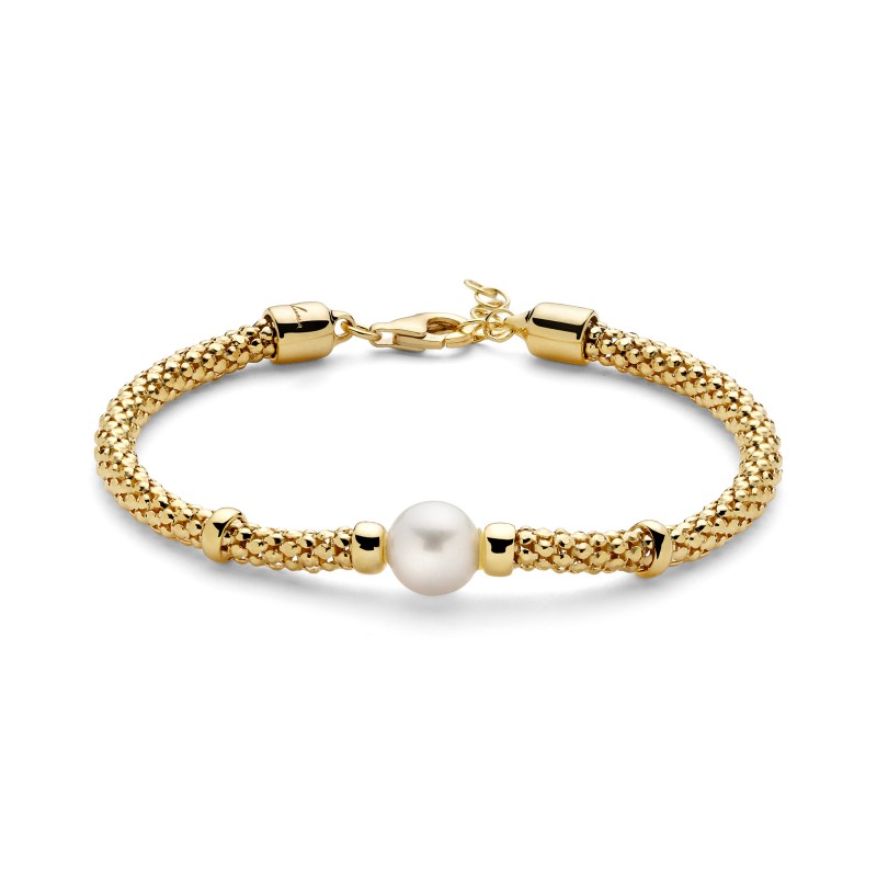 BRACCIALE ARGENTO DONNA MILUNA LE PERLE