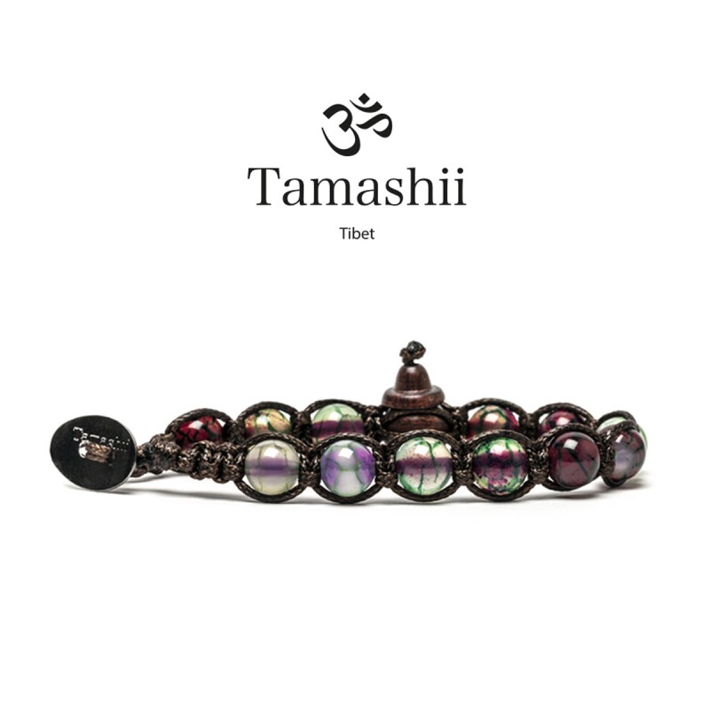 BRACCIALE AGATA AMARENA UOMO-DONNA TAMASHII 1 GIRO