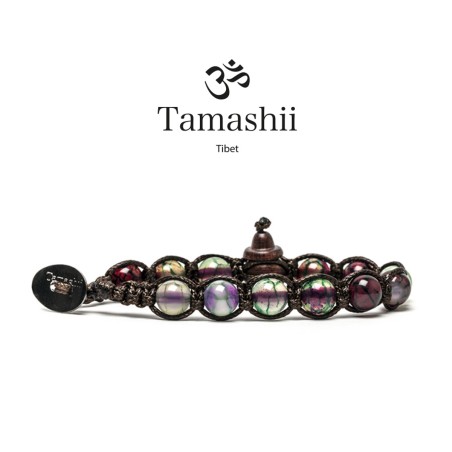 BRACCIALE AGATA AMARENA UOMO-DONNA TAMASHII 1 GIRO bhs900-157 TAMASHII