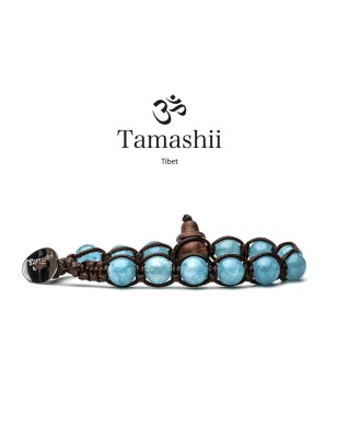 BRACCIALE GIADA SKY BLUE TAMASHII 1 GIRO bhs900-196 TAMASHII