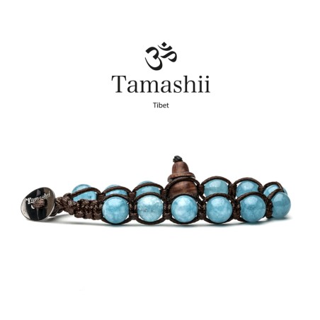 BRACCIALE GIADA SKY BLUE TAMASHII 1 GIRO bhs900-196 TAMASHII