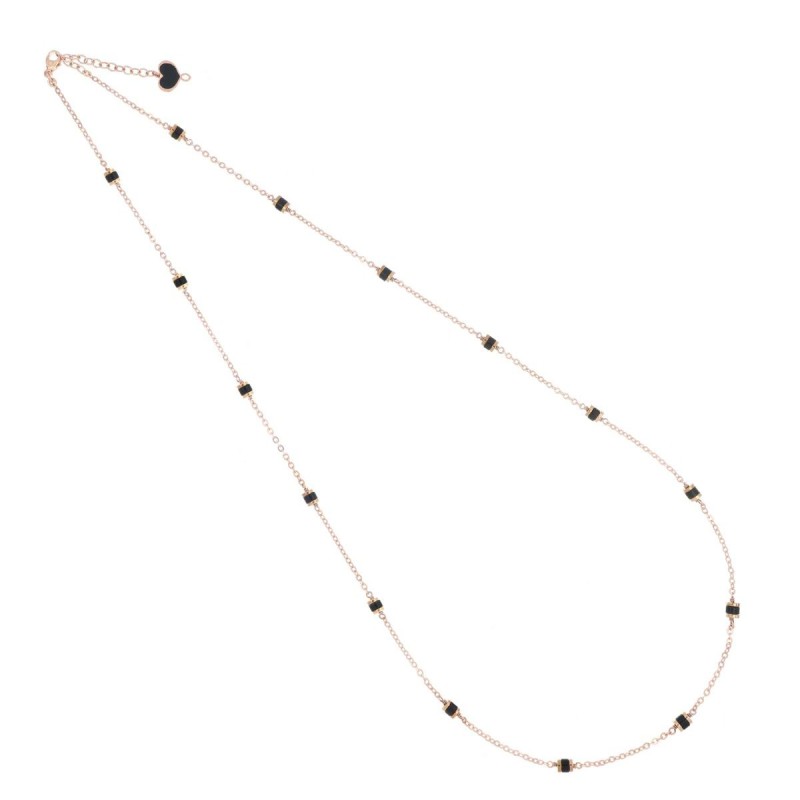 COLLANA DECO AGATA NERA DONNA MAMAN ET SOPHIE 