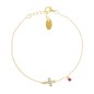 BRACCIALE DORATO CROCE E CHARM DONNA AMEN