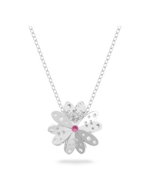 COLLANA ETERNAL FLOWER FIORE ROSA DONNA SWAROVSKI  5642868 SWAROVSKI