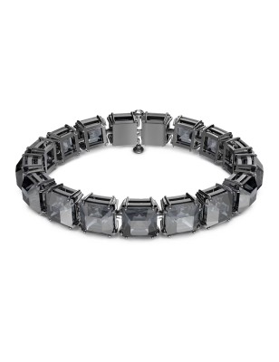 BRACCIALE SQUADRATO GRIGIO SWAROVSKI MILLENIA