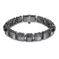 BRACCIALE SQUADRATO GRIGIO SWAROVSKI MILLENIA