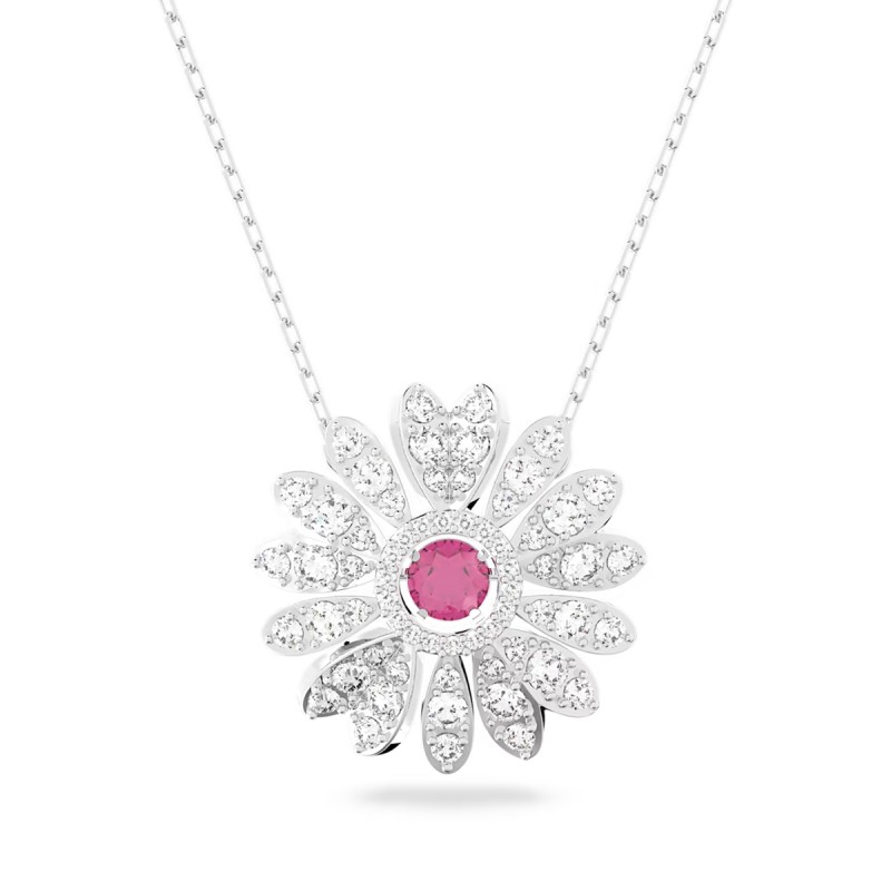 COLLANA PENDENTE ROSA DONNA SWAROVSKI ETERNAL FLOWERS