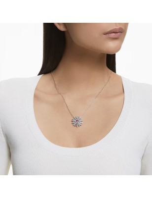 COLLANA PENDENTE ROSA DONNA SWAROVSKI ETERNAL FLOWERS 5642870 SWAROVSKI