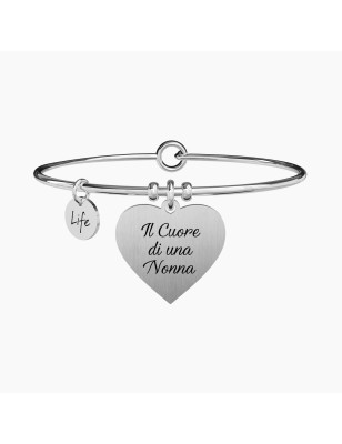 BRACCIALE CUORE NONNA DONNA KIDULT FAMILY