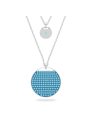 COLLANA PENDENTE BLU DONNA SWAROVSKI GINGER