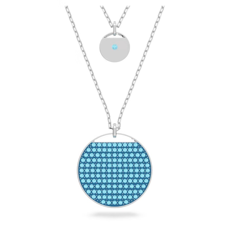 COLLANA PENDENTE BLU DONNA SWAROVSKI GINGER