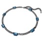 COLLANA TAGLIO OTTAGONALE BLU UOMO SWAROVSKI 