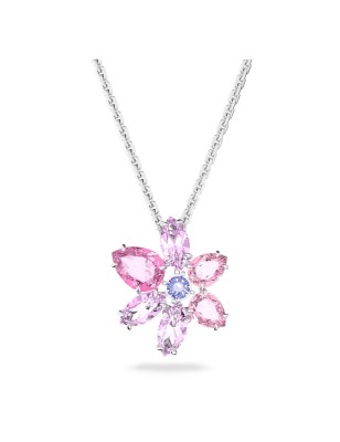 COLLANA GEMA PENDENTE FIORE ROSA DONNA SWAROVSKI  5662493 SWAROVSKI