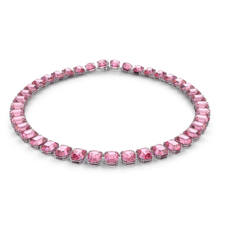 COLLANA TAGLIO OTTAGONALE ROSA SWAROVSKI MILLENIA