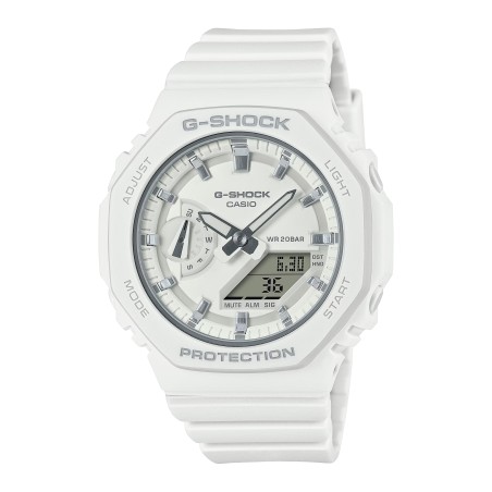 OROLOGIO BIANCO ANALOGICO DIGITALE UOMO CASIO G-SHOCK GMA-S2100-7AER CASIO