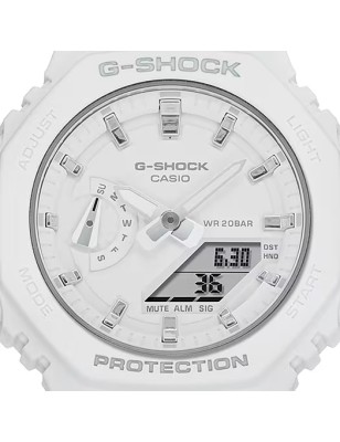 OROLOGIO BIANCO ANALOGICO DIGITALE UOMO CASIO G-SHOCK GMA-S2100-7AER CASIO