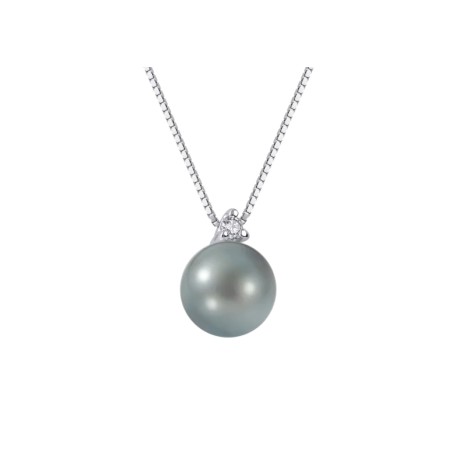 COLLANA ORO PERLA E DIAMANTE 0.02CT DONNA DEMETRA 036.885.002.W.A2 DEMETRA