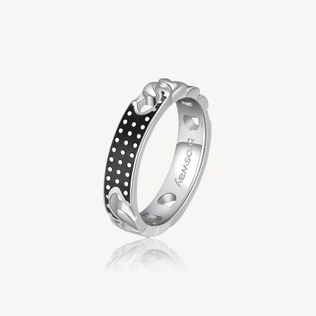 ANELLO NERO UOMO BROSWAY BULLET BUL37C BROSWAY