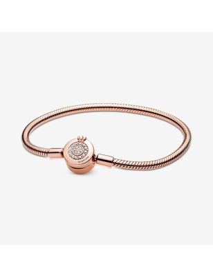 BRACCIALE O CORONATA PLACCATO ORO ROSA DONNA PANDORA 