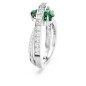 ANELLO DOPPIA FASCIA VERDE MIS.55 DONNA SWAROVSKI