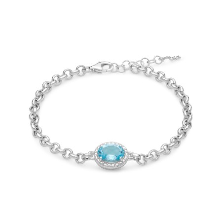 BRACCIALE OVALE DONNA MILUNA GEMMA DEL CIELO BRD909 MILUNA