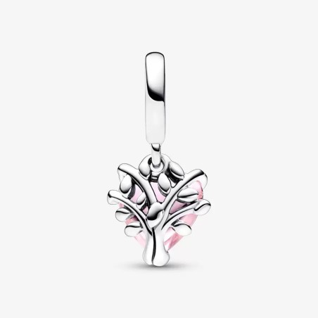 CHARM PENDENTE ALBERO FAMIGLIA ROSA DONNA PANDORA 