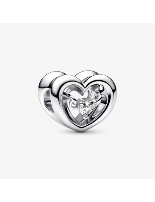 CHARM CUORE SPLENDENTE CON PIETRA DONNA PANDORA  792493C01 PANDORA