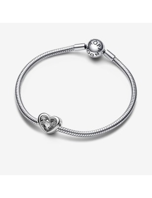 CHARM CUORE SPLENDENTE CON PIETRA DONNA PANDORA  792493C01 PANDORA