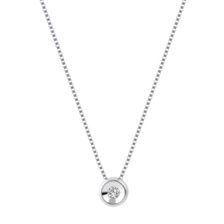 COLLANA PUNTO LUCE 0.14 CT DONNA DEMETRA 031.014.W.A2 DEMETRA