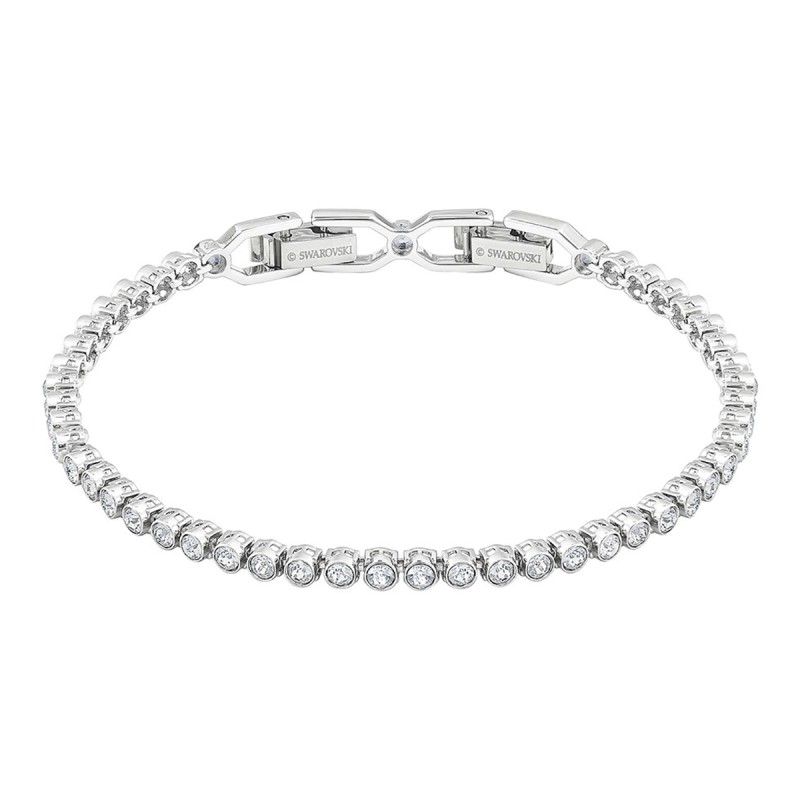 BRACCIALE EMILY TAGLIO TONDO BIANCO DONNA SWAROVSKI 