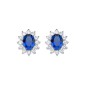 ORECCHINI ROYAL ZIRCONE BLU DONNA AMEN 