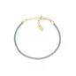 BRACCIALE TENNIS DORATO ZIRCONI TURCHESI DONNA AMEN 