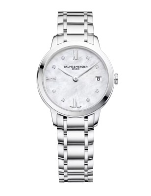 OROLOGIO MADREPERLA E DIAMANTI DONNA BAUME & MERCIER CLASSIMA