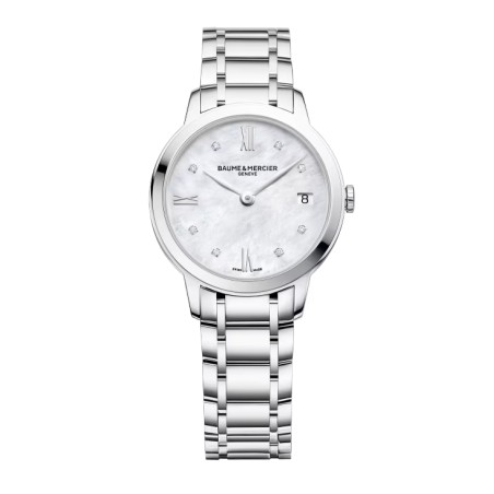 OROLOGIO MADREPERLA E DIAMANTI DONNA BAUME & MERCIER CLASSIMA M0A10326 BAUME & MERCIER