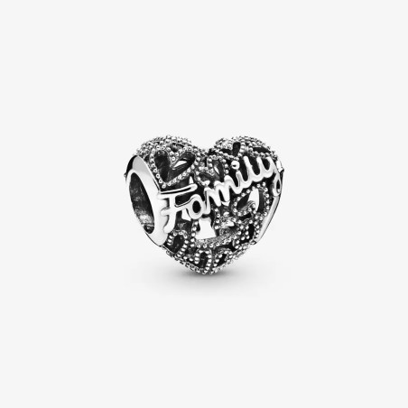 CHARM OPENWORK CUORE FAMIGLIA DONNA PANDORA  798571C00 PANDORA