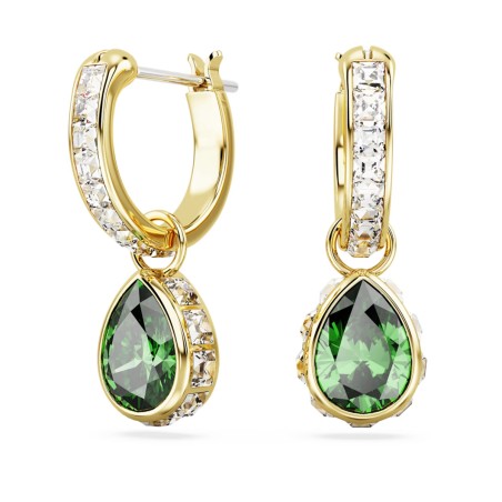 ORECCHINI PENDENTI TAGLIO PEAR VERDI DONNA SWAROVSKI STILLA 5662922 SWAROVSKI