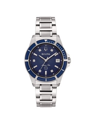 OROLOGIO MADREPERLA BLU DONNA BULOVA MARINE STAR 96P237 BULOVA