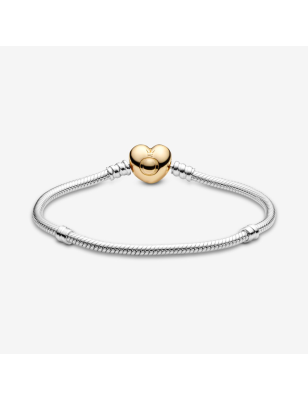 BRACCIALE CHIUSURA A CUORE ORO DONNA PANDORA  568707C00-18 PANDORA