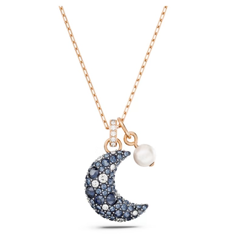 COLLANA PENDENTE LUNA MULTICOLORE DONNA SWAROVSKI 