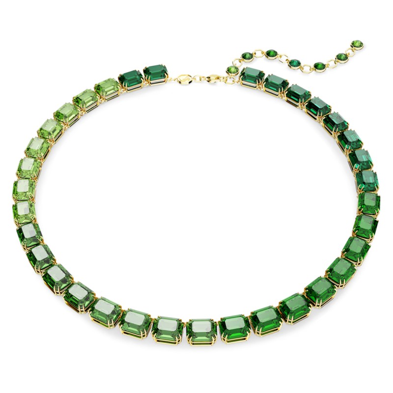 COLLANA MILLENIA VERDE TAGLIO OCTAGON DONNA SWAROVSKI 