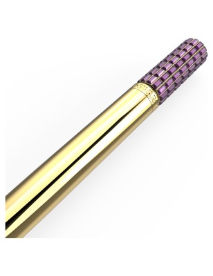 PENNA SFERA VIOLA PLACCATO COLOR ORO SWAROVSKI  5618148 SWAROVSKI