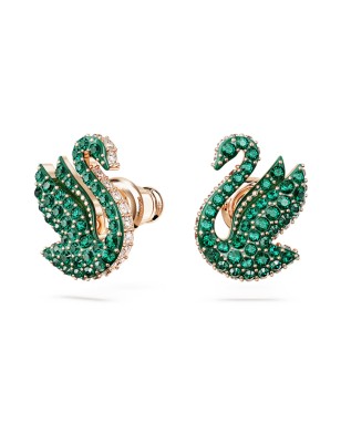 ORECCHINI LOBO ICONIC SWAN VERDE DONNA SWAROVSKI 