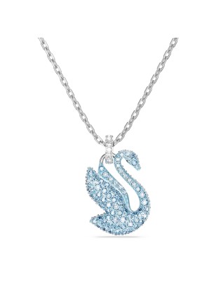 COLLANA PENDENTE CIGNO BLU MEDIO ICONIC SWAN DONNA SWAROVSKI  5660594 SWAROVSKI