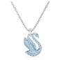 COLLANA PENDENTE CIGNO BLU MEDIO ICONIC SWAN DONNA SWAROVSKI 