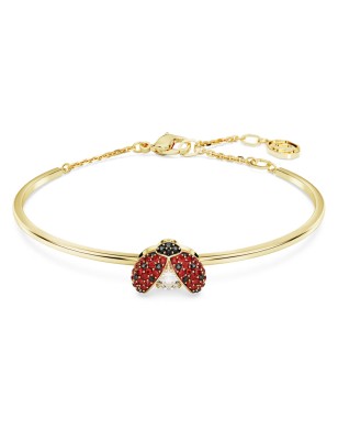 BRACCIALE RIGIDO COCCINELLA ROSSA DONNA SWAROVSKI IDYLLIA