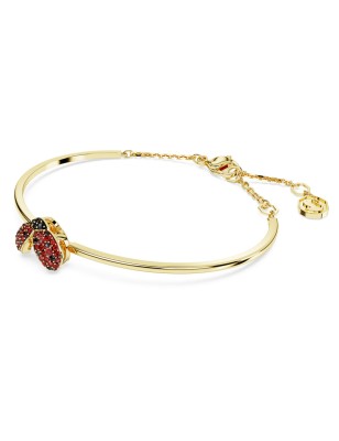 BRACCIALE RIGIDO COCCINELLA ROSSA DONNA SWAROVSKI IDYLLIA