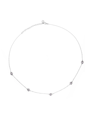 COLLANA CON CASTONI TOTAL WHITE DONNA RUE DES MILLE 